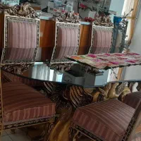 میز غذا خوری ۸ نفره استیل