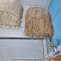 لوستر رافیا|لوستر و چراغ آویز|هشتگرد, شهرک گلها|دیوار