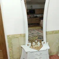 بوفه و آینه کنسول گل گلدان زیر تلویزیونی|بوفه، ویترین، کنسول|اسلامآباد غرب, |دیوار