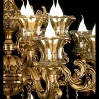 لوستر از شاخه ای ۸۰۰ت برنزی|لوستر و چراغ آویز|کرج, حصارک پایین|دیوار