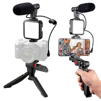 گیمبال موبایل بلاگری با میکروفن و نور|لوازم جانبی موبایل و تبلت|تهران, نارمک|دیوار