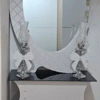آیینه شمعدان ومیز