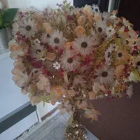 گل بزرگ مصنوعی کریستالی  خیلی زیبا