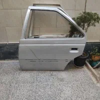 درب پژو سه عدد سفید و نقره ای و خاکستری