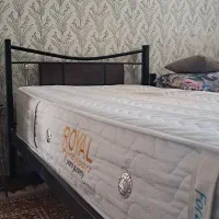 تخت یک نفره فلزی و خوشخواب