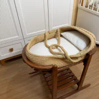 کریر ،سبد حمل ، گهواره چوبی نوزاد با پایه|تخت و صندلی بچه|تهران, باشگاه نفت|دیوار