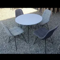 میز ناهارخوری فایبر گلاس پارچه ای لمسه دار|میز و صندلی غذاخوری|کرمانشاه, |دیوار