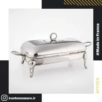 ظرف سوفله خوری استیل،سایز بزرگ
