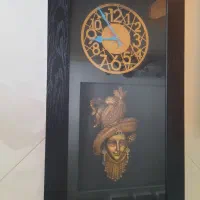 ساعت دیواری چوبی