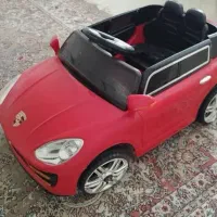 ماشین شارژی طرح پورشه قرمز فلش خور