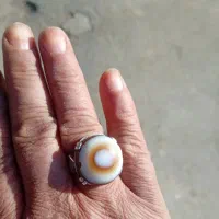 انگشتر قدیمی سنگ اوپال ،سنگ مخصوص مهرماهی ها|کلکسیون اشیاء عتیقه|اسدآباد, |دیوار