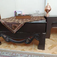 مبل هفت نفره چوب نراد|مبلمان خانگی و میز عسلی|رشت, خواهر امام|دیوار