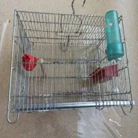 یک عدد قفس بلبل محکم و در حد و یک عدد قفس قناری