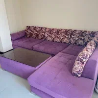 مبل  ال ۷ نفره تخت خوابشو و ۶ عدد صندلی غذاخوری