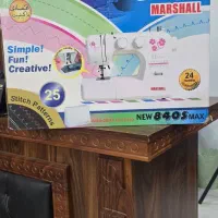 چرخ خیاطی مارشال آکبند بدون استفاده  تمام پایه ها