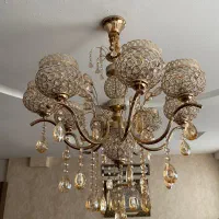 دو تا لوستر و آویز سقفی برنج|لوستر و چراغ آویز|مشهد, موسوی قوچانی|دیوار