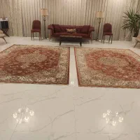 ۲تخته فرش ابریشمی۹متری مشابه نو