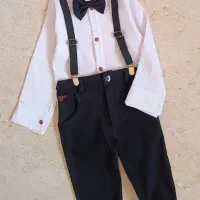 ست پیراهن و شلوار ساسبندی مجلسی بچگانه لباس بچگانه|کفش و لباس بچه|تهران, بهداشت|دیوار