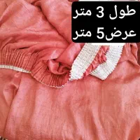پرده نو ب همراه پشت پرده ای|پرده، رانر، رومیزی|شیروان (خراسان), |دیوار