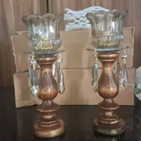 یک جفت شمعدان نو