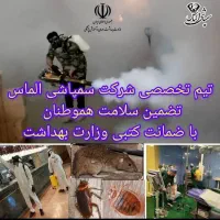 سمپاشی فوری و تخصصی با مجوز و ضمانت 100% ریشه کنی|خدمات نظافت|تهران, نازیآباد|دیوار