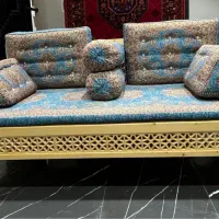 شاه نشین ترمه ۷ تیکه (بازرگانی فرش بهمنی)|پشتی|مشهد, شهید مطهری|دیوار