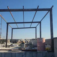 جوشکاری سیار اسکلت شیروانی در پنجره