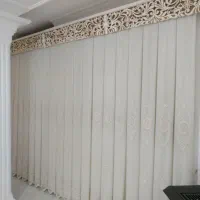 پرده به همراه کتیبه در حد نو