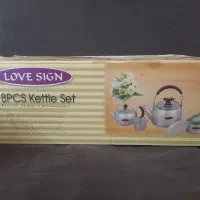 کتری قوری love sign|قوری، کتری، قهوه‌ساز دستی|زاهدان, |دیوار