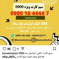 سیم کارت رند ایرانسل دو عدد