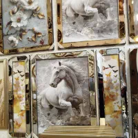 انواع تابلوهای سه تیکه اسب بالدار|تابلو، نقاشی، عکس|مشهد, کوی المهدی|دیوار