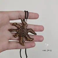 گردنبند چوبی دست ساز