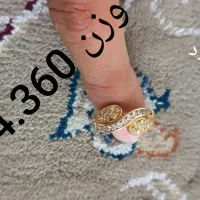 دو عدد انگشتر طلا قیمت تابلو