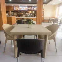 صندلی گرد حصیری