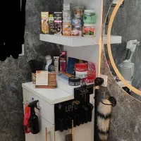 2 عدد دکور mdf آرایشگاه|آرایشگاه و سالنهای زیبایی|ابریشم, |دیوار