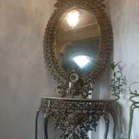 فروش آینه وکنسول وساعت ایستاده تمام  درحدنو