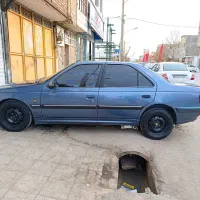 پژو پارس بدون رنگ تک برگ سفارشی