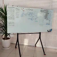 تخته وایت برد آموزشی و اداری پرتابل 200x100 چرخدار|لوازم التحریر|ری, صالح‌آباد شرقی|دیوار