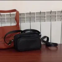 کیف چرم نو زیپدار مشکی فقط ۲۷۰