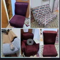 راحتی و دراور چوبی