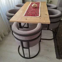 کاناپه و میز نهارخوری