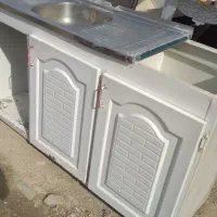 کابینت فلزی ظرفشویی ۲ سینی تک لگن|مصالح و تجهیزات ساختمان|ارومیه, |دیوار