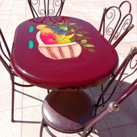 میز و صندلی فلزی