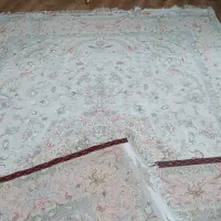 فرش دستباف گل ابریشم تبریز طرح خطیبی