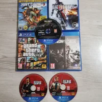 دیسک بازی ps4 gta رد دد جی تی ای red dead