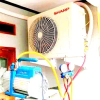 نصب انواع کولر گازی تعمیرات 0 تا 100 شارژ و گاز