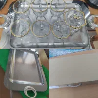 سینی استیل پذیرایی سایزبزرگ