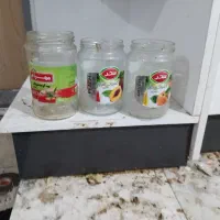 شیشه مربا و غیره دست دوم یکبار استفاده شده