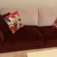 کاناپه سه نفره با میز هایگلاس- فوری