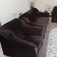 فروش مبل ۷ نفره رویه مخمل چوب نراد